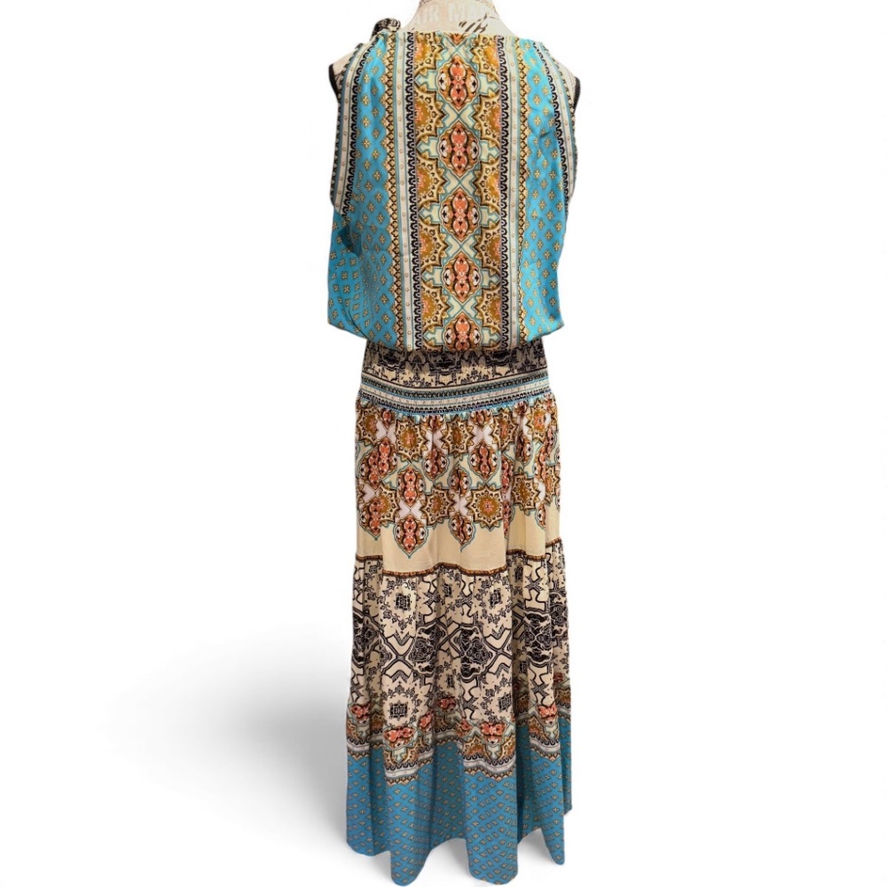 HALE BOB Boho Print Drop-Waist Maxi Dress – Size L – NWT - Picture 3 of 7